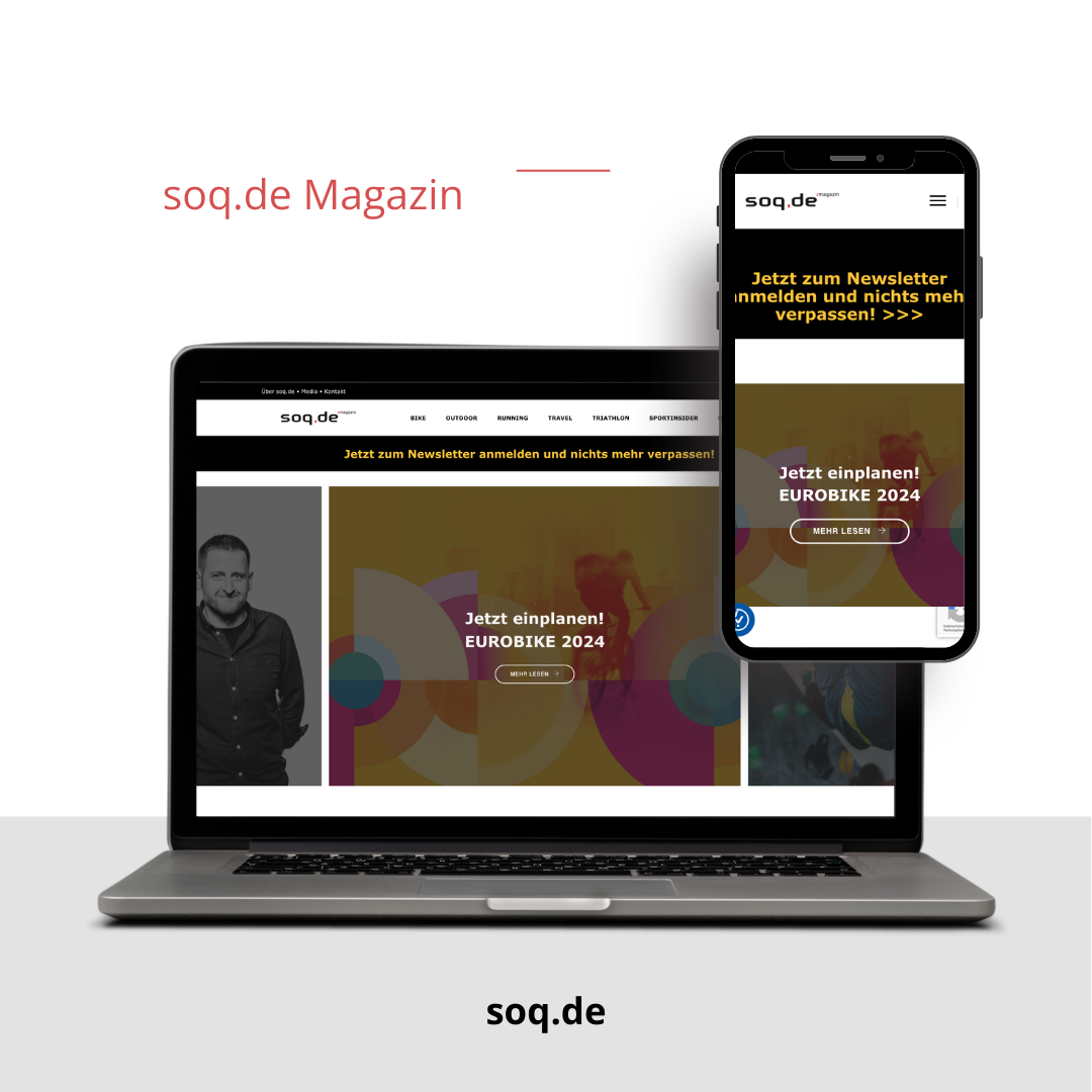 soq.de Sport-Magazin Webprojekt Sportsuchmaschine WordPress Website